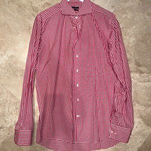 Suitsupply Classic Red Gingham Shirt